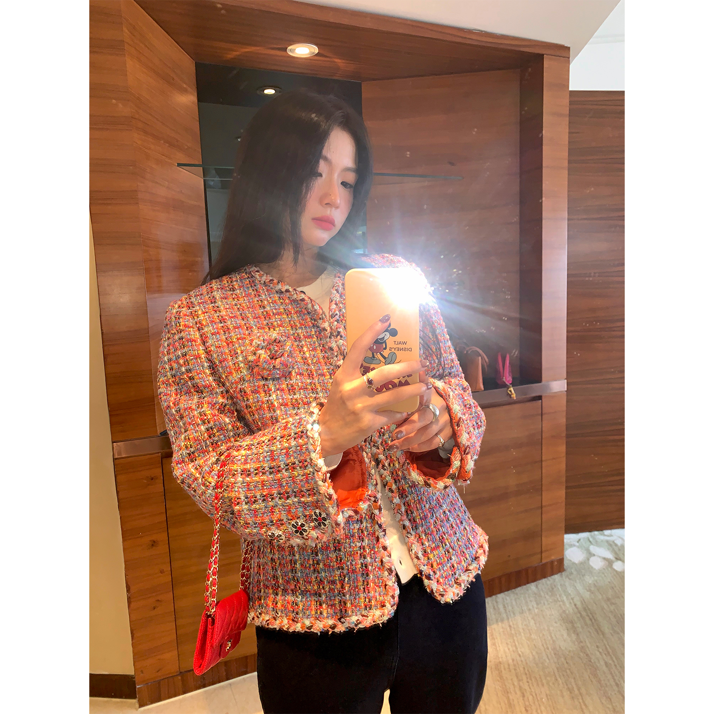落落狷介短款毛呢外套女小个子