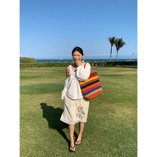 落落狷介初春穿搭一整套卫衣套装