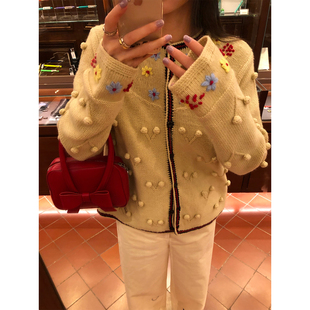 小个子开衫 冬季 设计感毛线衣可外穿打底 2025新款 落落狷介毛衣女款