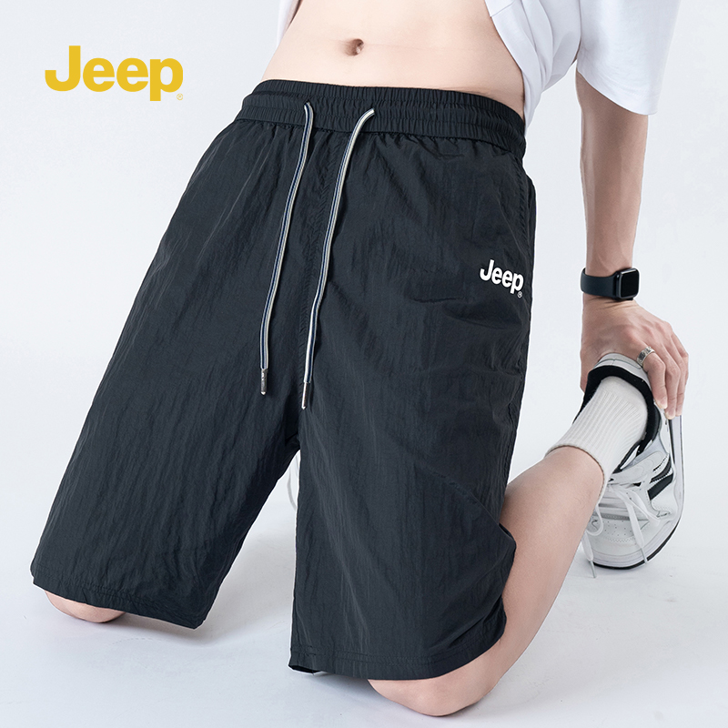 Jeep2025新款男士休闲短裤夏季薄款韩版百搭潮牌工装裤P85DMWP273