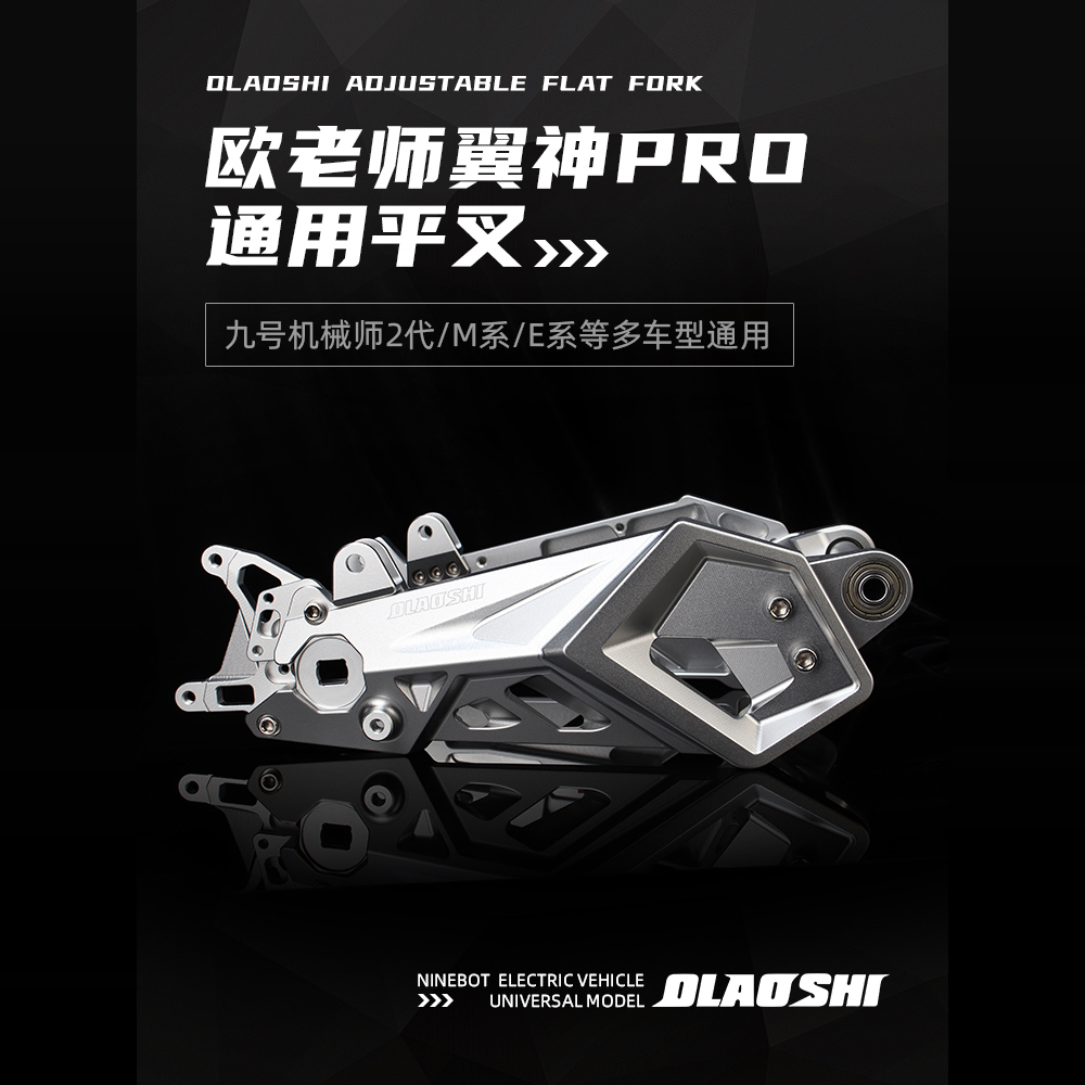 欧老师翼神PRO平叉九号M395c Mz MMAX F2z E80C改装ABS后平叉套装