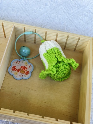 毛线编织蔬菜白菜百财葫芦福禄挂件可爱创意精致钥匙扣包包挂件