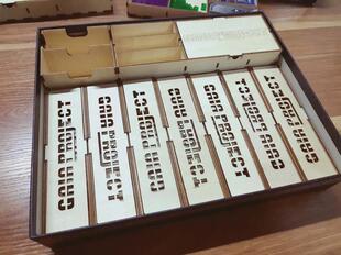 TokenBox 盖亚计划 GaiaProject木质收纳不含游戏清货处理