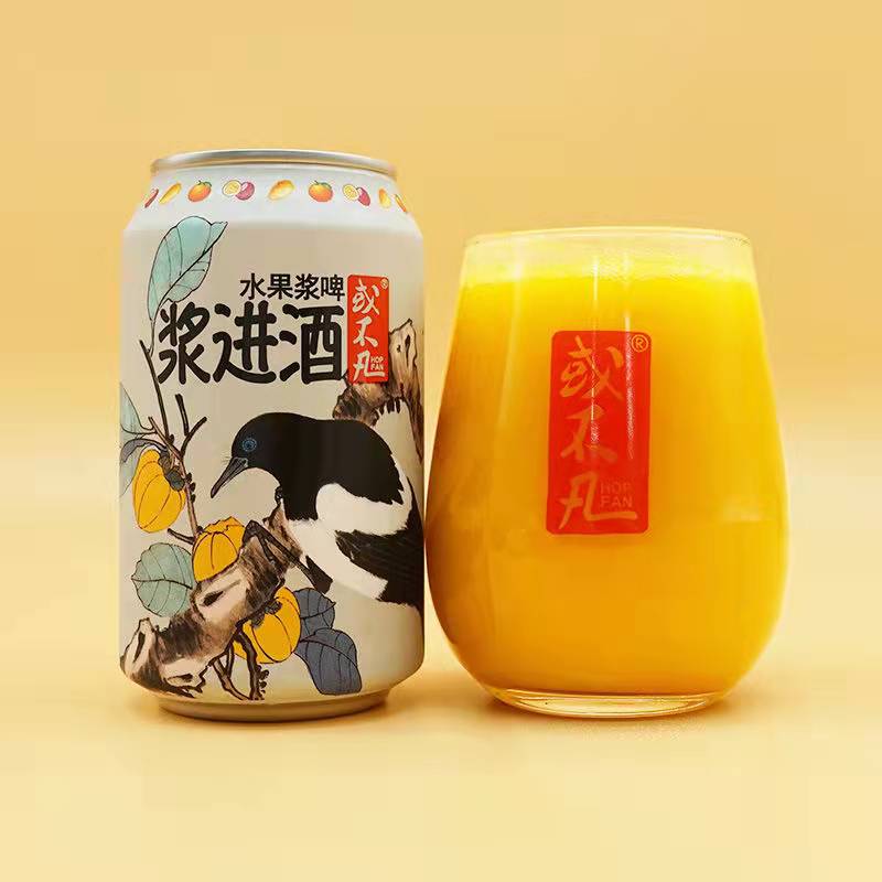 或不凡国产精酿啤酒树莓330ml