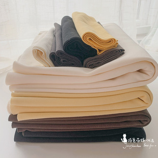 秋冬华棉复合奥粒绒布加绒加厚外套卫衣卫裤服装面料diy手工面料