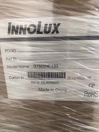 G150XNE-L03全视角500亮度15寸工业级液晶屏