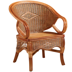 绿欣轩 藤椅茶几三件套 阳台 休闲椅户外家具 藤制桌椅组合9055