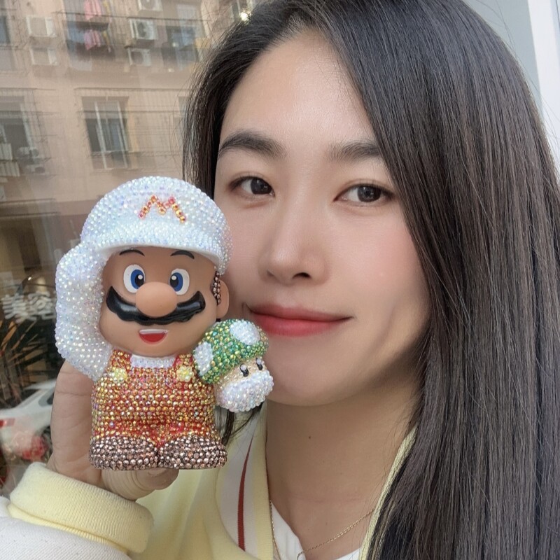 游戏机马里奥存钱罐玛丽摆件