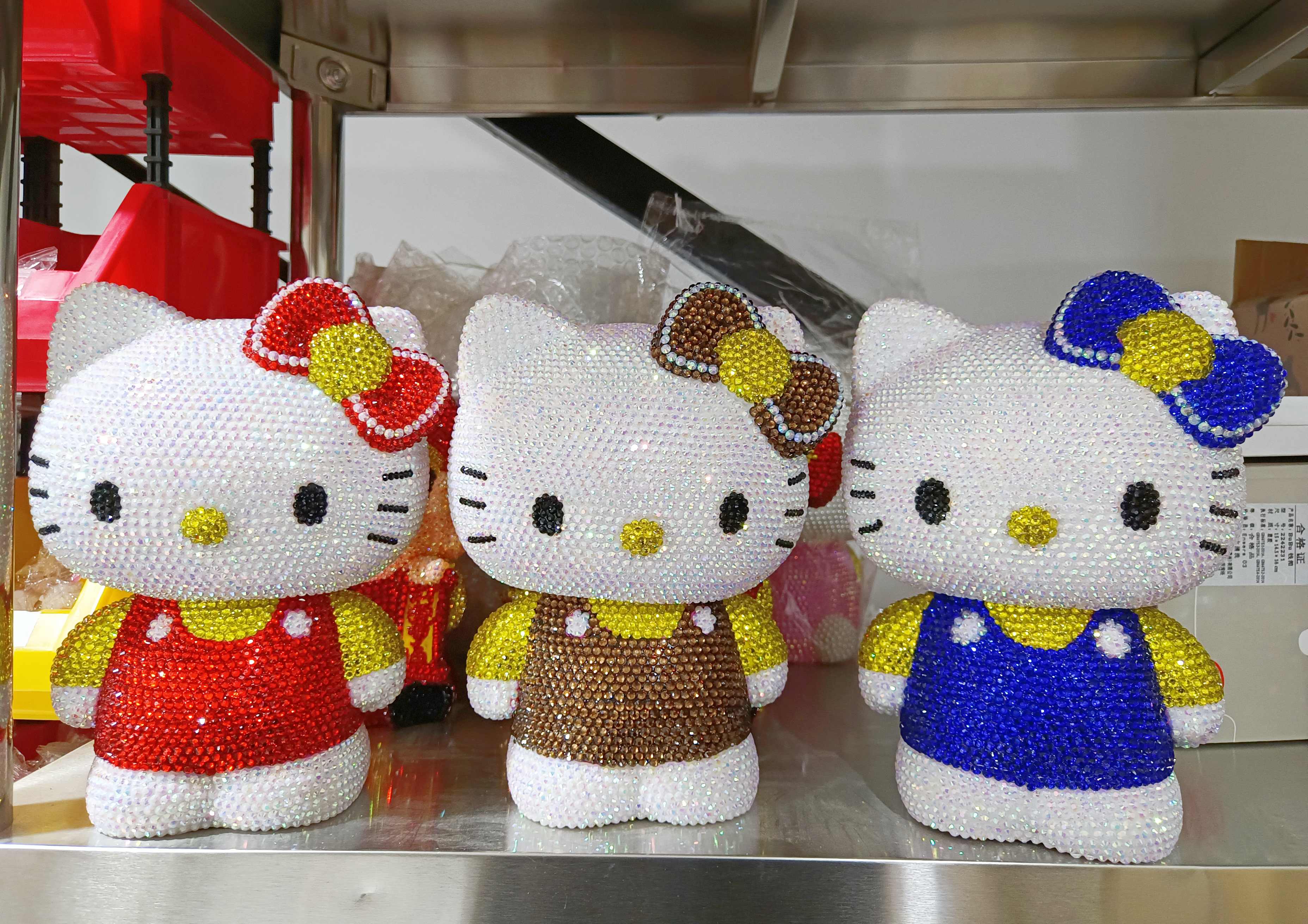 招财猫钱罐包邮DIY贴钻儿童女生