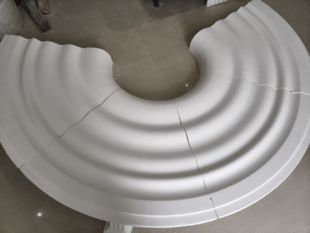 灯盘石膏水波纹拼花吊顶天花板装饰创意装修环保雕花艺术GRG