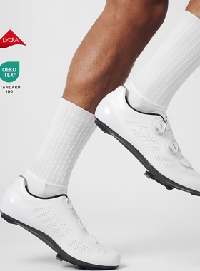 AERO骑行袜气动透气高弹破风自行车硅胶防滑运动中筒车队男女袜子