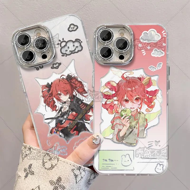 初音未来重音teto周边羽纱手机壳适配苹果16荣耀90OPPOreno13vivo