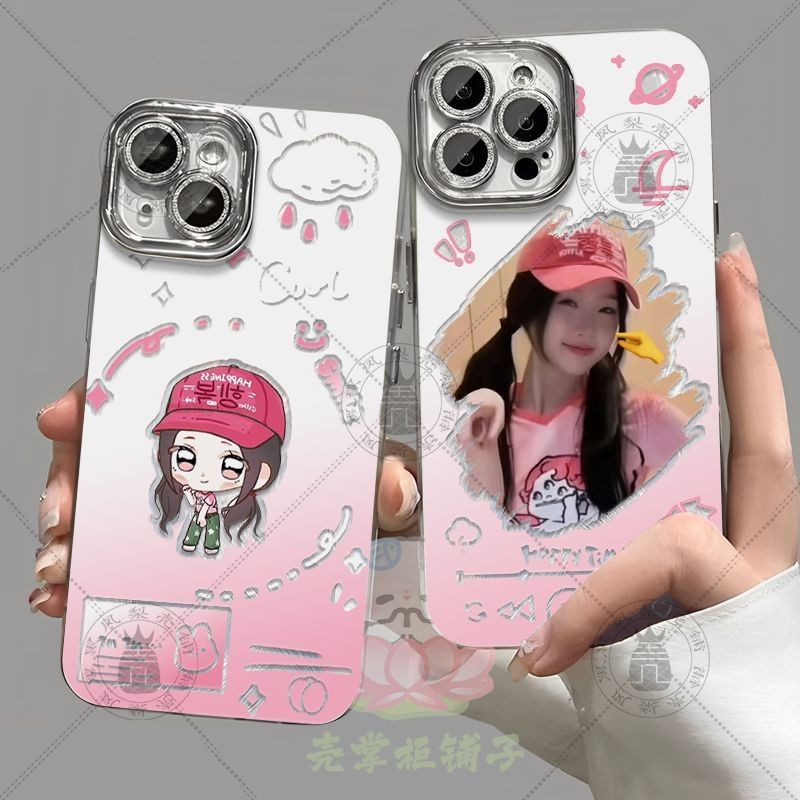 虔书欣哒哒哒甜美女孩羽纱手机壳苹果16华为红米OPPO荣耀VIVO小米