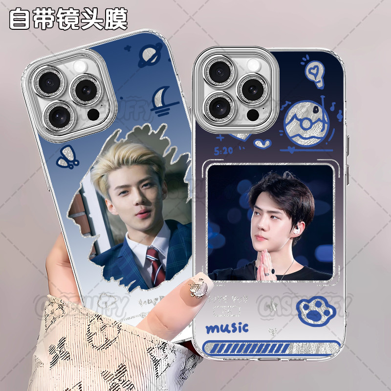 吴世勋EXO演唱会应援周边手机壳适用苹果16IQOOZ9TURBONEO10荣耀VIVOX200S红米TURBO41113防摔华为MATE70VIVO