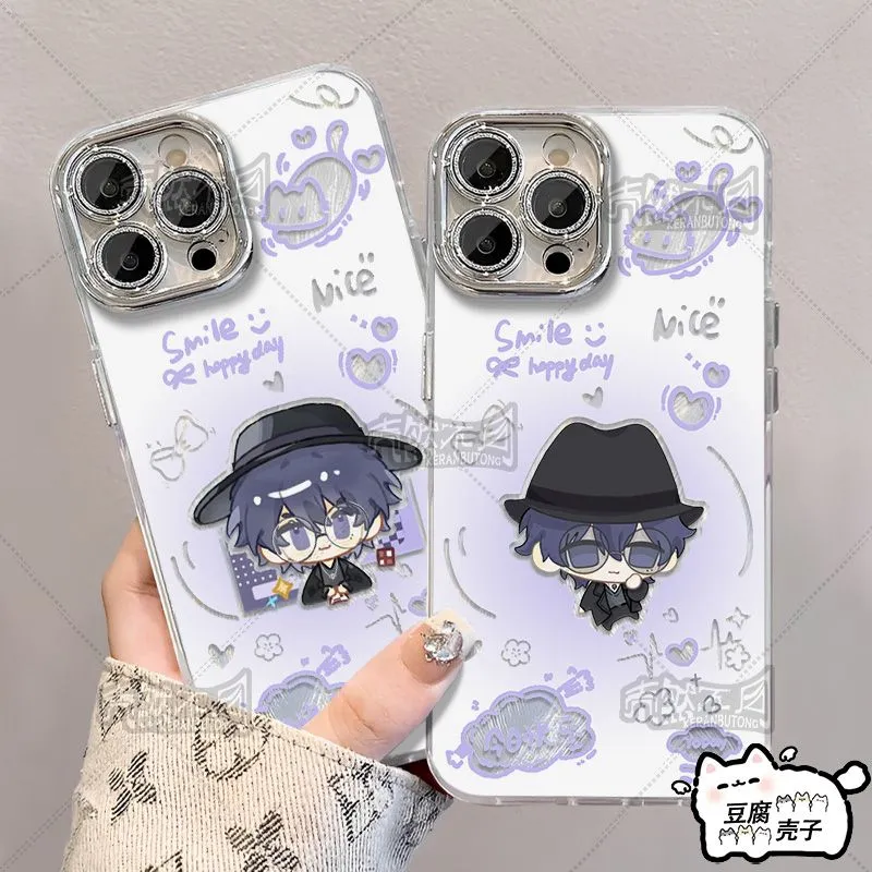 时光代理人刘枭周边羽纱手机壳适用vivos19小米civi4pro苹果荣耀