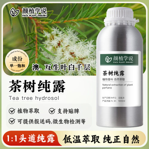 茶树纯露头道精油互叶千百层补水保湿爽肤水原液spa护肤化妆原料