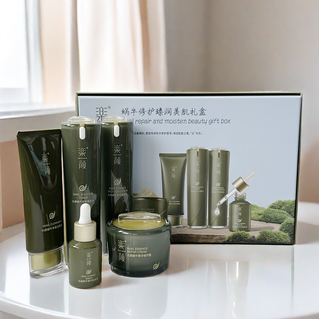 真丽斯乐颜蜗牛粘液保湿补水保湿精华修护霜滋养提亮晚霜刮码发货