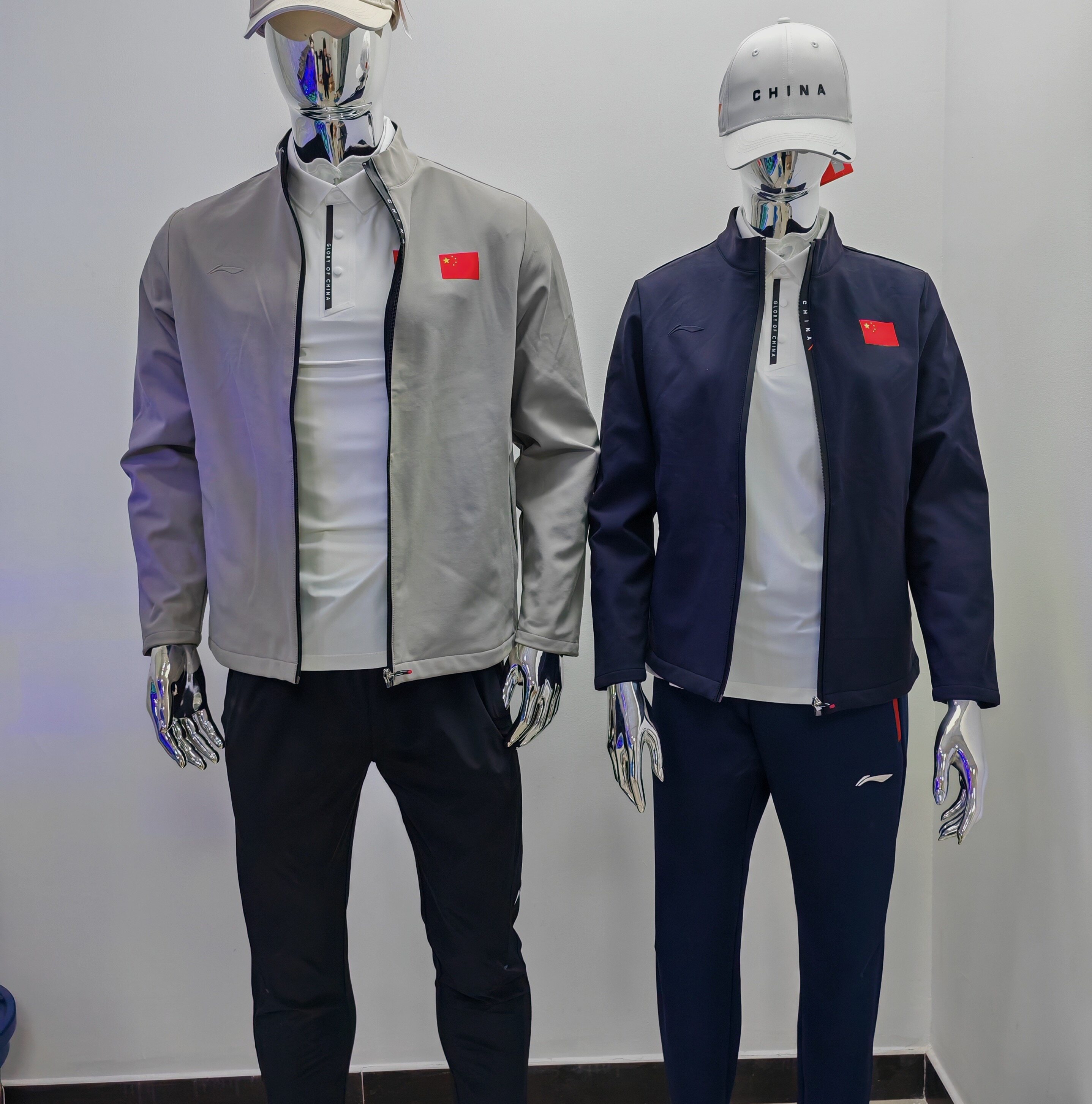 李宁官员行政商务夹克男女春秋款夹克国家队赞助运动国旗服24新款