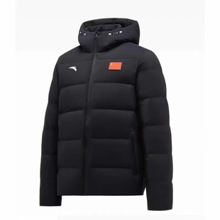 安踏2022中国国家队运动短款羽绒服男女童高端