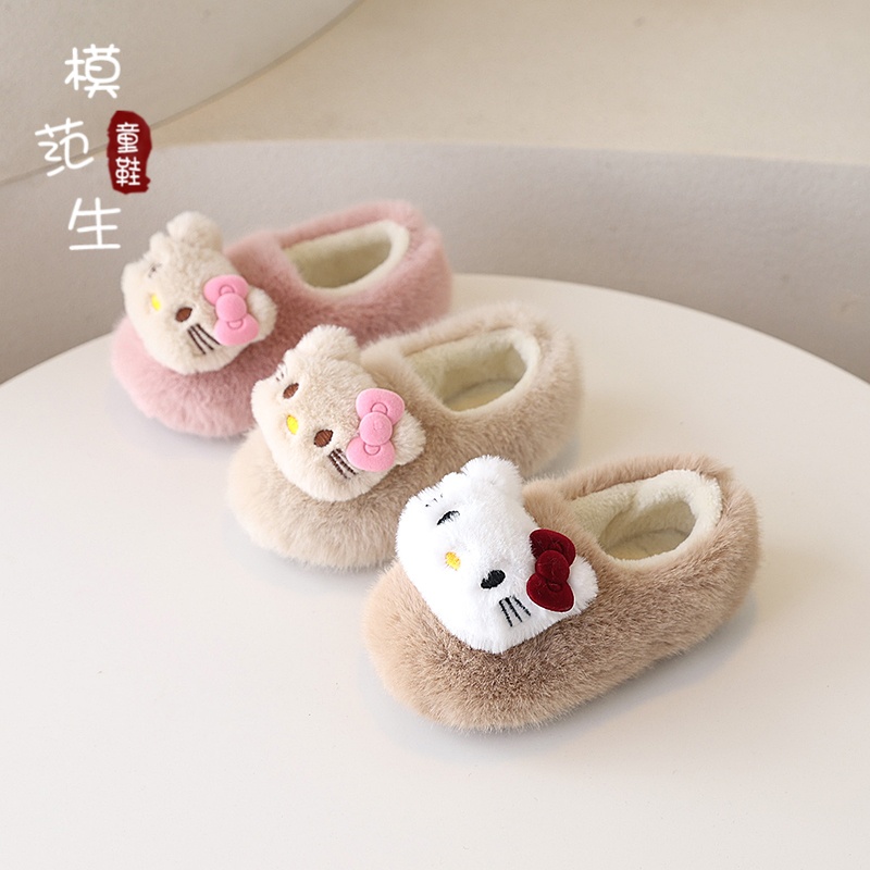 女童加绒保暖二棉居家棉鞋