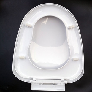 加宽加大U型马桶盖板缓降静音葫芦型内圈坐便器盖板40CM宽大号