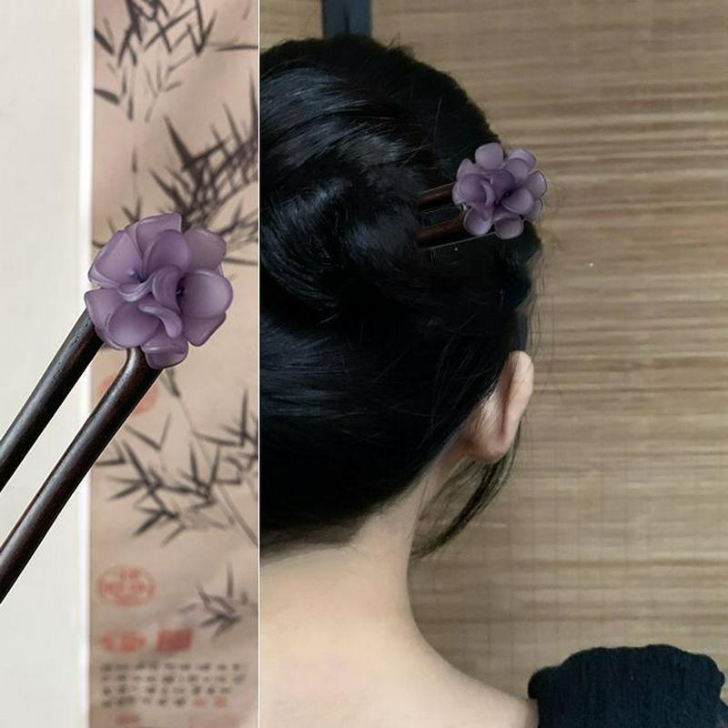 13cmu型发簪黑檀木简约日常通勤