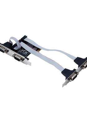PCIE PCI-E X1转4口9针DB9 RS232 COM 串口卡 AX99100芯片