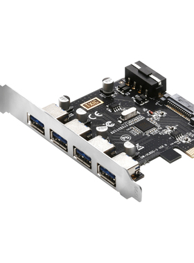 pcie pci-e转4口usb3.0扩展卡 VIA VL805芯片 IDE SATA双供电口