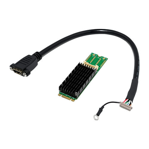 M.2 B+M NVME PCIE M2 SM768 4K HDMI工业级嵌入式GPU服务器显卡