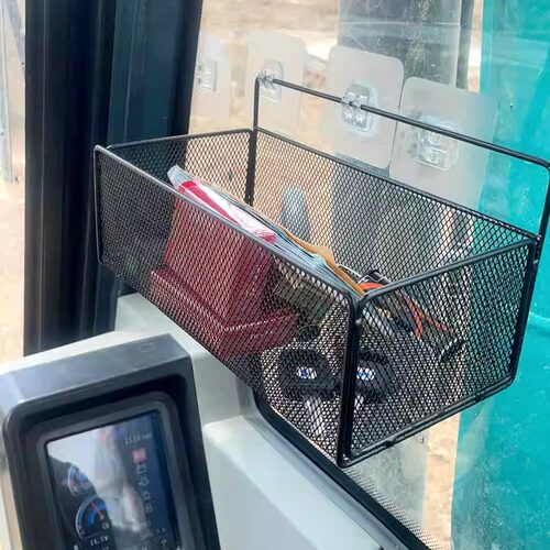 挖机收纳盒勾机收纳筐驾驶室用品挖掘机拖拉机收纳箱铲车储物盒