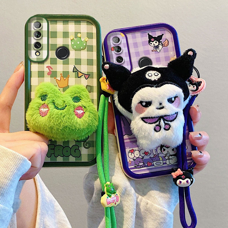 适用华为Y9 Prime 2019/ P Smart Z手机壳 畅享10Plus硅胶软防摔贴毛绒保护套 个性创意卡通情侣