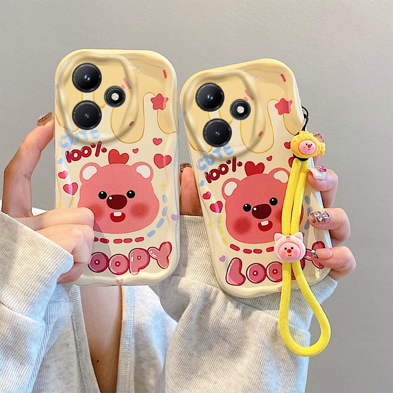 适用于Infinix Hot 30 Play手机壳Hot 30 Play NFC保护套 X6835可爱卡通全包软壳 硅胶防摔少女心保护壳