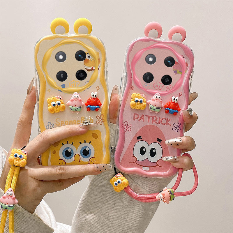 适用于荣耀Honor X9C手机壳Magic7 Lite/荣耀X60Pro硅胶耳朵款奶油保护套 创意卡通贴公仔情侣,3C数码配件,手机保护套/壳,淘宝优惠券,粉丝福利购,淘宝优惠卷