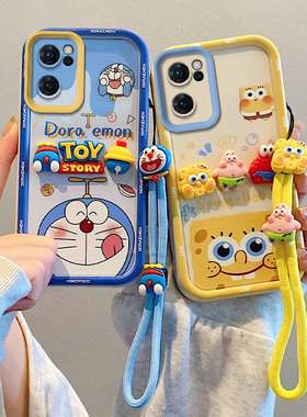 适用于OPPO A5X 5G手机壳 PKW110硅胶软防摔全包边保护套 创意卡通贴公仔情侣