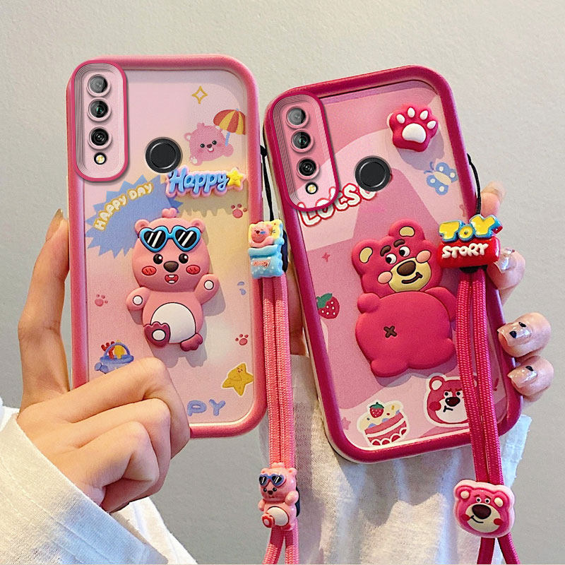 适用华为Y9 Y9Prime 2019手机壳 畅享9Plus/畅享10Plus硅胶软防摔P Smart Z贴公仔保护 个性创意卡通情侣软壳