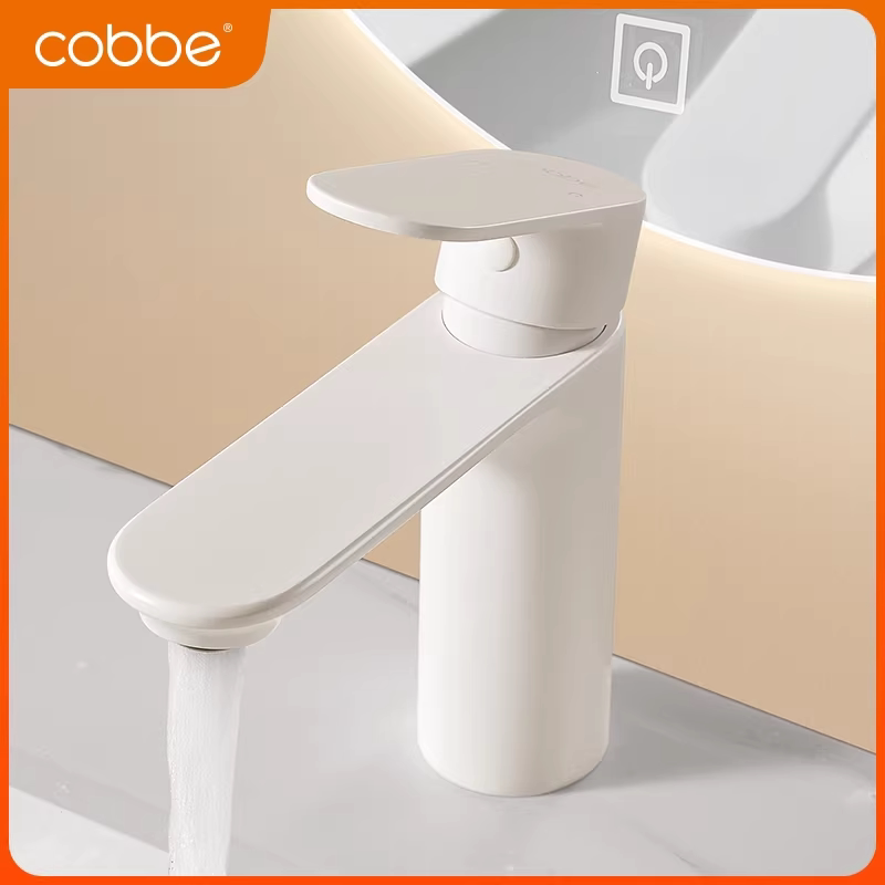 卡贝水龙头洗脸盆冷热水洗手盆洗手池白色龙头面盆卫生间脸盆台盆