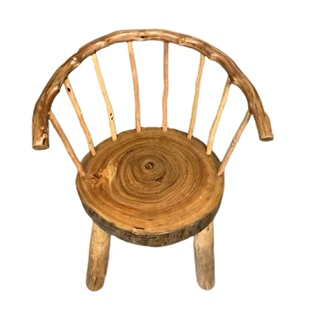 香樟木实木根雕椅子靠背主人椅圈椅民宿侘寂风凳子茶几茶桌椅组合