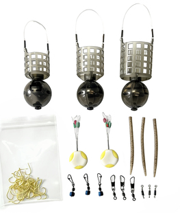 飞德缓沉笼 半水打接口饵料喂食器 注水负重打窝饵笼远投打窝器