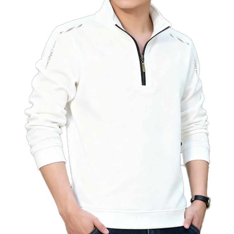 卫衣2025春秋季新款半拉链立领宽松舒适休闲上衣男外套潮百搭