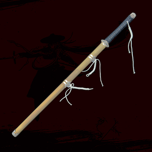 白袍小将铜鞘手工唐横刀夏庄武备定制不锈钢练习唐横刀未开刃