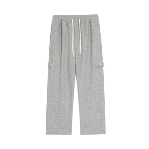 2000件  300g 秋季美式宽松直筒休闲裤 白底 K191 P35图片