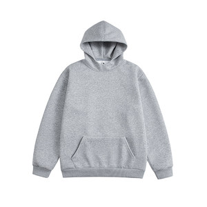 1000件 设计款 420g新款纯色基础秋季套头连帽卫衣 白底 WY10 P48图片