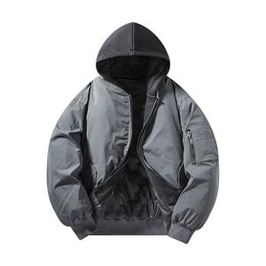 1K件 90鸭绒冬款男装时尚百搭飞行员可拆帽羽绒服 3D Y33999 P215,男装羽绒服,电商A030-1