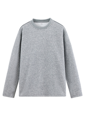 2000件华棉320g2026春款新款设计感长袖拉链T恤 白底 T2605 P20