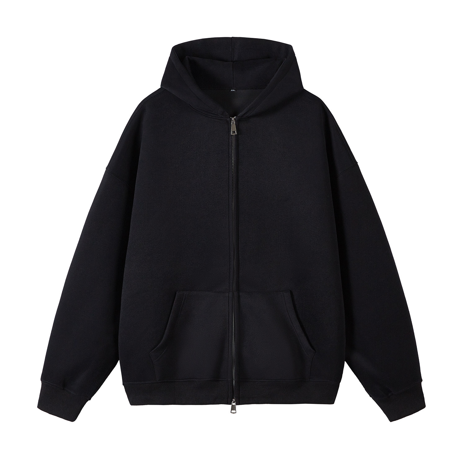 3W件华棉330g2026春款双拉链连帽开衫卫衣光板白底WY602特P35，男装卫衣，电商A030-1