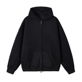 3W件华棉330g2026春款双拉链连帽开衫卫衣光板白底WY602特P35，男装卫衣，电商A030-1