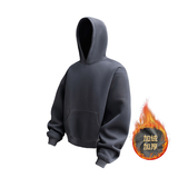 5W件华棉420g2026春款加绒款连帽套头卫衣可得物3DWY801-JR特P35，男装卫衣，电商A030-1