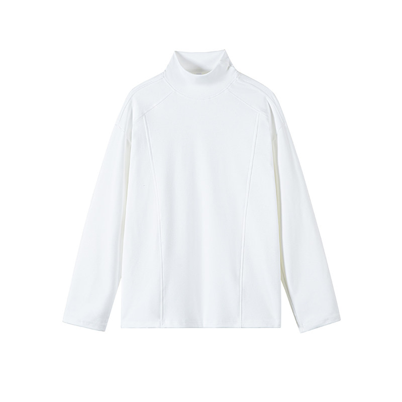 28万件德绒280g2026春款新款长袖打底长T白底T2600特P12.5，男装T恤，电商A030-1