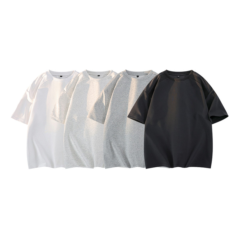 1千件曼巴棉280g2026春款圆领解构短袖t恤男潮牌美式3DT2618P15，男装T恤，电商A030-1
