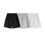 1千件华棉280g2026春款抽绳运动短裤五分卫裤白底DK024P25控49，男装牛仔裤，电商A030-1